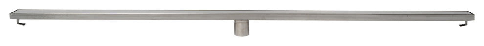 ALFI brand 59" Brushed Stainless Steel Linear Shower Drain With Solid Cover