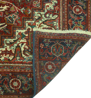 Fine Vintage Heriz Esra Red/Ivory Rug, 6'9 x 9'5