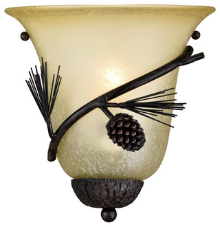 Sierra 9" Wall Light Black Walnut