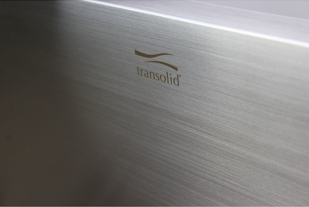 Transolid Diamond 15"x17in Dual Mount Single Bowl Kitchen Sink, Stainless