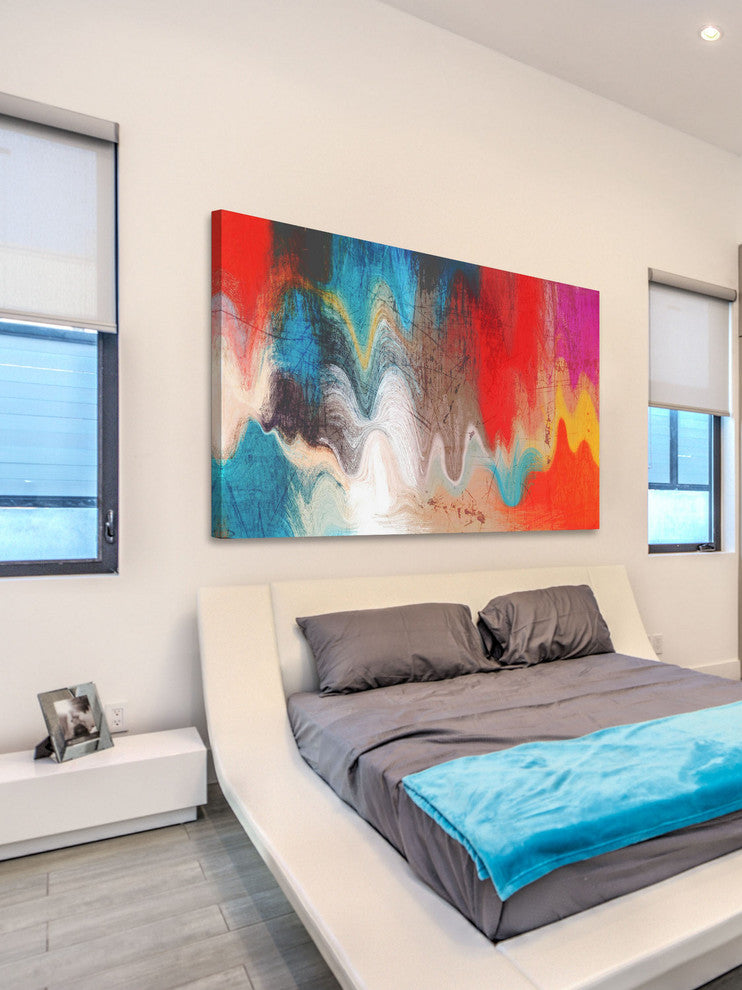 "Radiant Color" Painting Print on Canvas by Irena Orlov