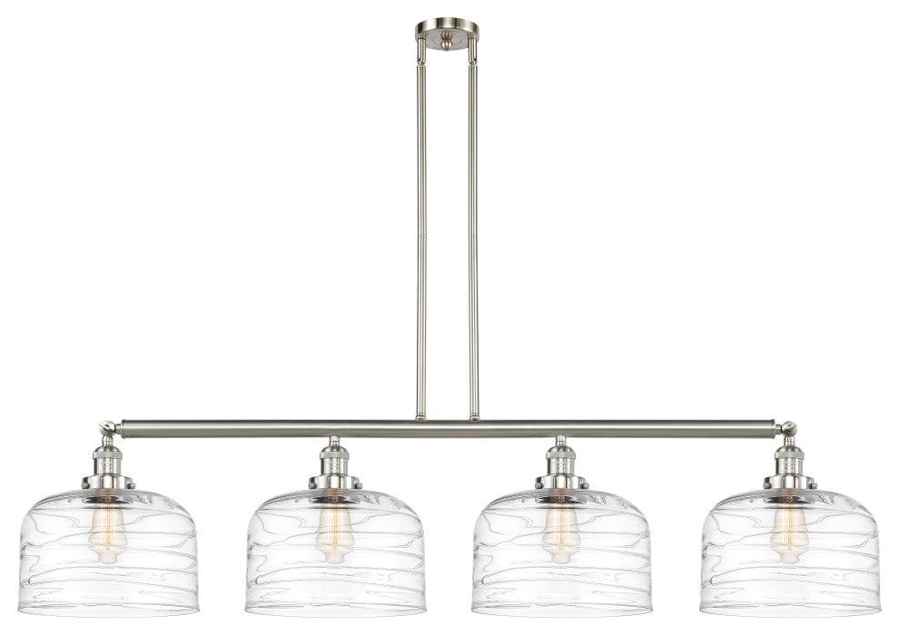 INNOVATIONS 214-SN-G713-L 4-Light Island Light Brushed Satin Nickel