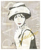 "Fashion Week Paris Screenprint I" Digital Paper Print by Sue Schlabach, 18"x22"