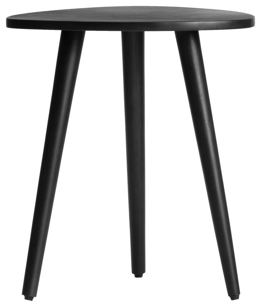 Tora End Table, Black, 18"