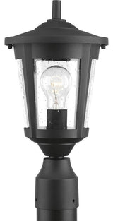 Progress Lighting 1-100W Medium Post Lantern, Black