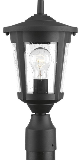 Progress Lighting 1-100W Medium Post Lantern, Black