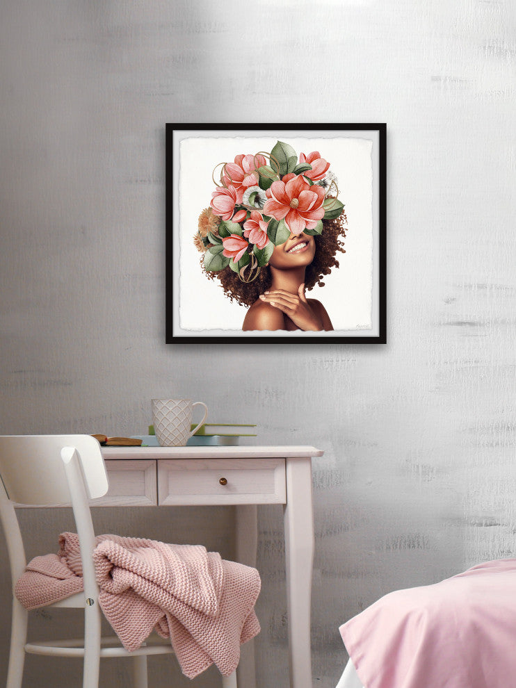 "Charming Lois" Framed Painting Print, 18x18