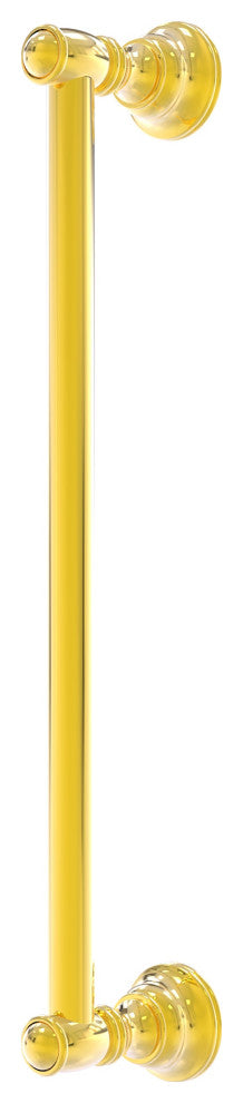 Carolina 18" Refrigerator Pull, Polished Brass