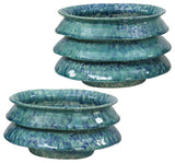 Uttermost ZigZag Blue Green Bowls Set of 2