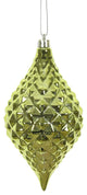 Vickerman N174973D 6"x3" Lime Shiny Diamond Drop Ornament
