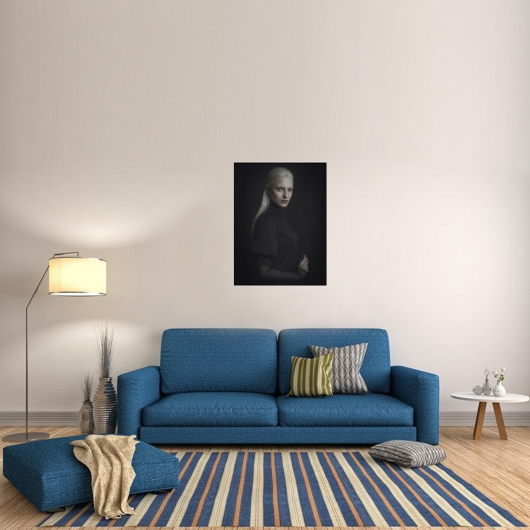 "Pale Portrait" Stretched Canvas Giclee by Yuri Shevchenko, 30x40"