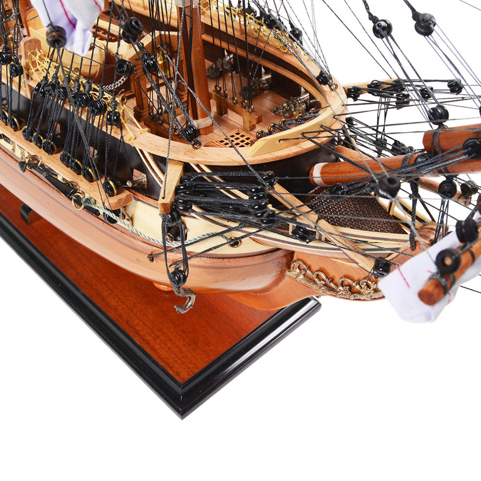 Uss Constitution Medium Museum-quality Fully Assembled Wooden Model Ship