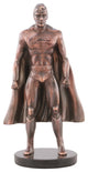 Retro Superhero Statue Bronze - Brown