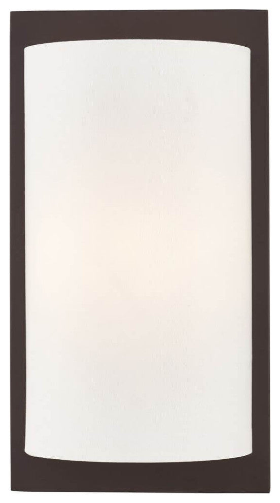 Livex Meridian 1 Light 11" Tall Wall Sconce, Bronze