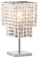 Dazzle Falling Crystals Table Lamp