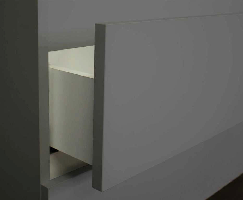 Salt 18Dx30" Floating Bathroom Vanity, Cabinet Only, Gray