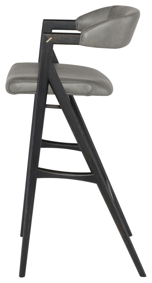 Anita Dove Leather Bar Stool