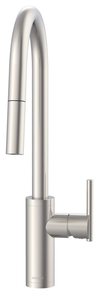 Parma Cafe Pull-Down Kitchen Faucet w/ SnapBack Retraction, Stainless Steel