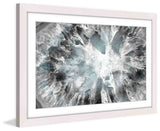 "Crystalline White" Framed Art Print