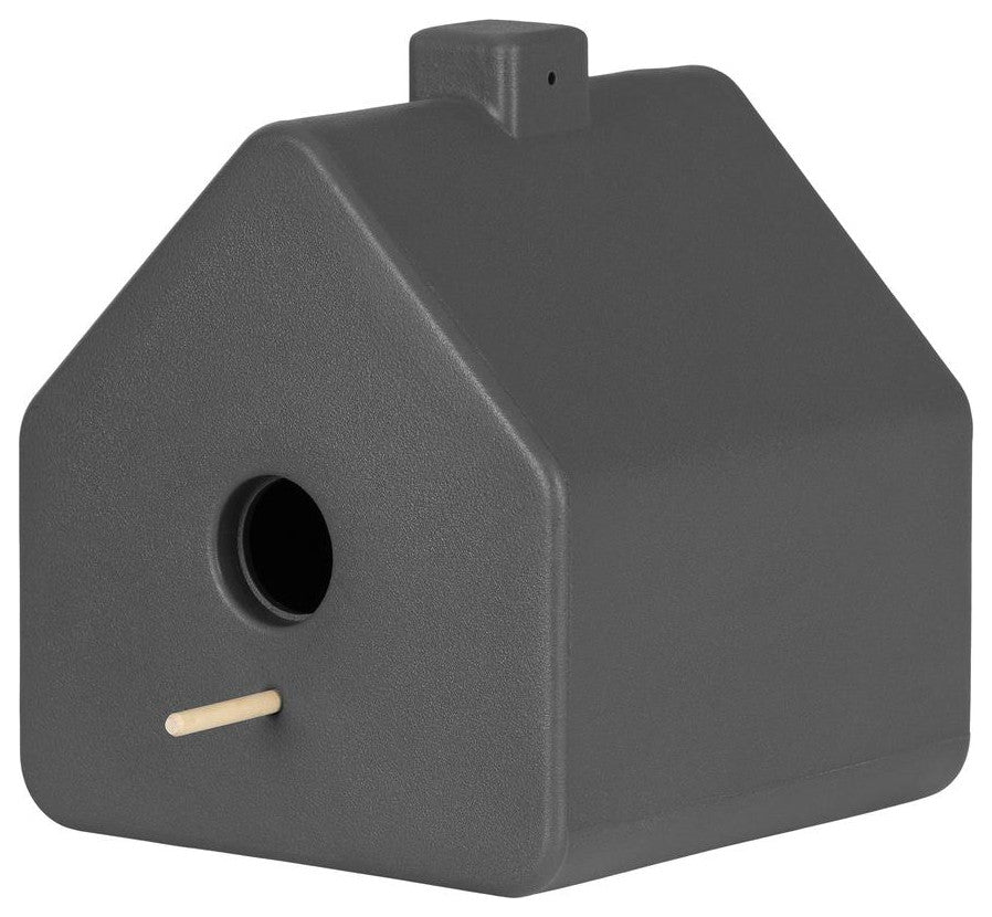 Dalya Decorative Birdhouse, Dark Gray