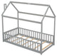 Gewnee Twin House Bed with Guardrails