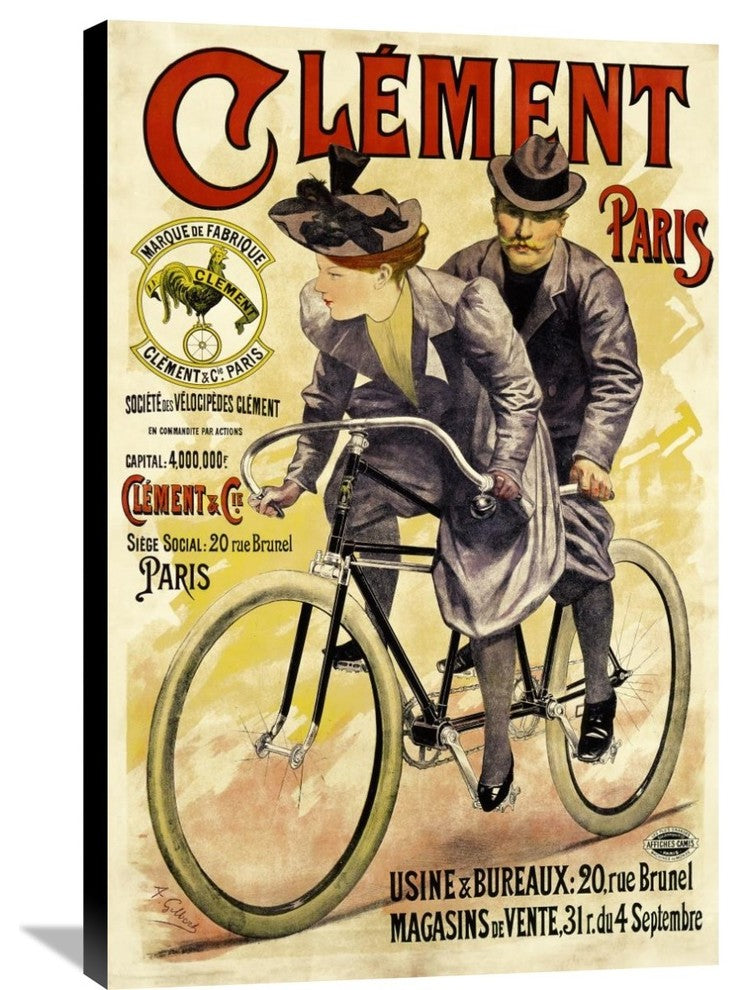Clement Bicycles, 24"X36"