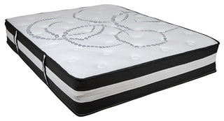 12" CertiPUR-US Foam Pocket Spring Mattress & 3" Gel Memory Foam Topper Bundle,