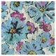 "Graphic Pink and Blue Floral I" Paper Print by Silvia Vassileva, 42"x42"