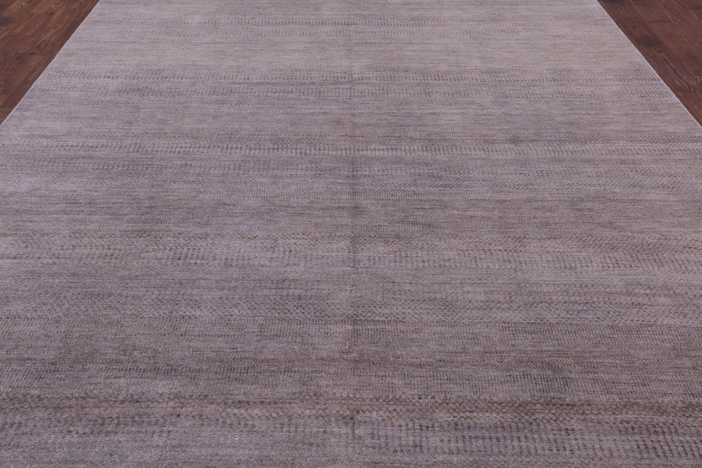 Gabbeh Savannah Grass Wool and Silk Hand Knotted Rug 9' 0" X 10' 10" Q6642