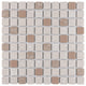 Crystalline Square Beige Porcelain Floor and Wall Tile