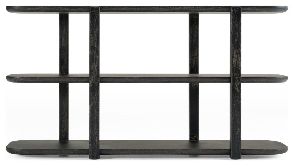 Modrest Noah Modern Dark Brown Bookshelf