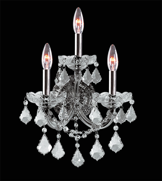 Artistry Lighting Maria Theresa Collection Wall Sconce, 12"x22", Chrome