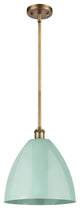 Innovations 516-1S-BB-MBD-12-SF 1 Light Pendant, Brushed Brass