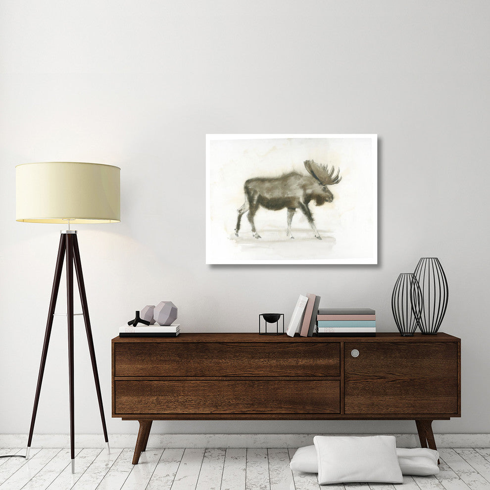 "Dark Moose" Digital Paper Print by James Wiens, 42"x32"