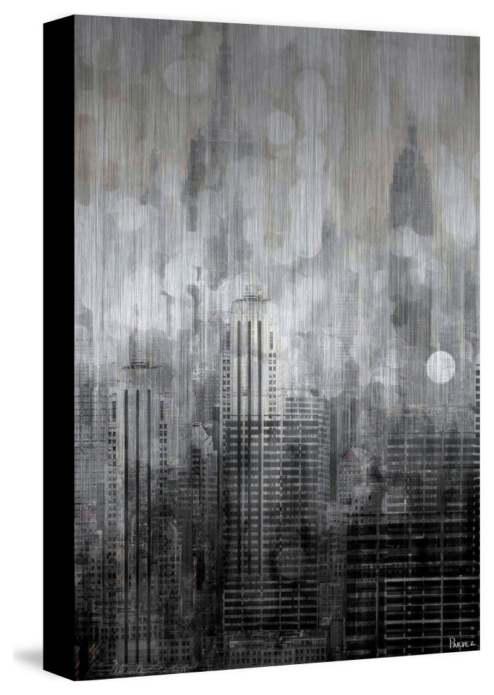 "Empire" UV Ink Print on Brushed  Aluminum, 30"x45"