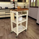 Belden Kitchen Cart, White