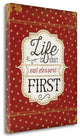 "Eat Dessert First" By Jennifer Pugh, Giclee Print on Gallery Wrap Canvas