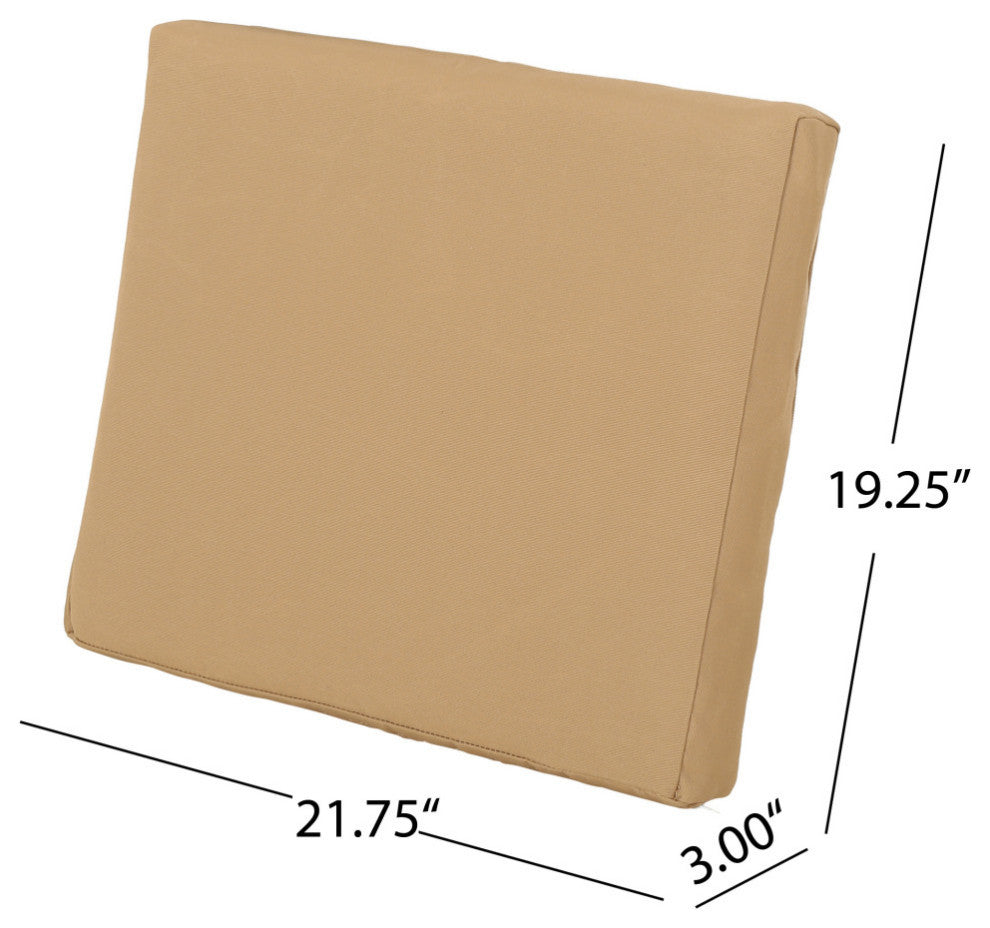 Natchez Club Chair Cushions, Set of 2, Brown