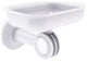 Pacific Beach Wall-Mount Soap Dish Holder with Dotted Accents, Matte White