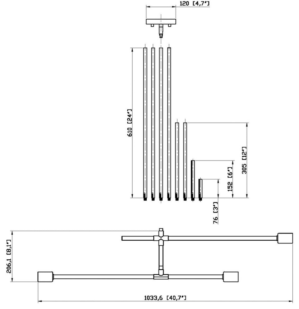 Zlite 731-3CH 3-Light Chandelier, Other