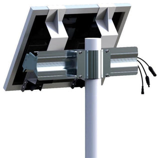 eLEDing 100W 650WH Battery and 3 Wifi Cameras High Voltage Solar Panel in Silver