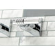 KS6041ML Wall Mount Tub Faucet, Polished Chrome