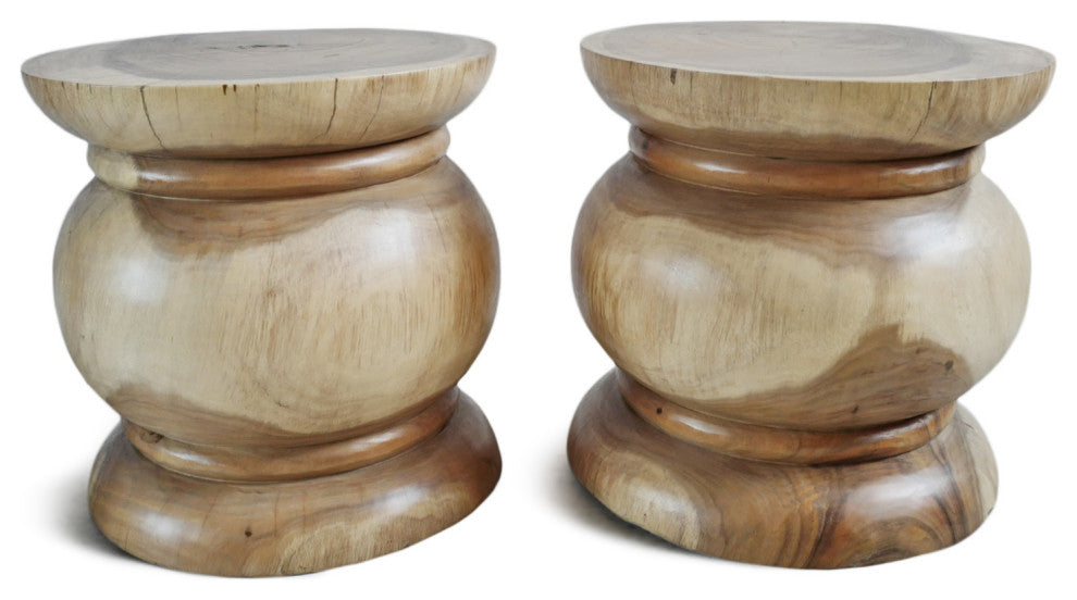 Acacia Sola Side Table