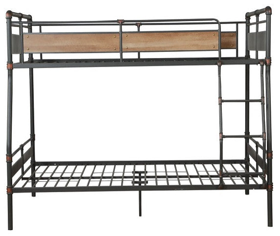 Ballard Wood and Metal Bunk Bed, Full Xl Over Queen