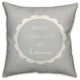 Make Yourself At Home Scalloped 4 18x18 Spun Poly Pillow