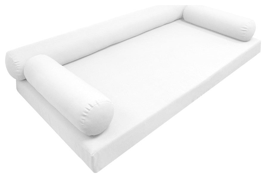 Style6 Twin Size Knife Edge Mattress Bolster Pillow Outdoor SlipCover ONLY AD106