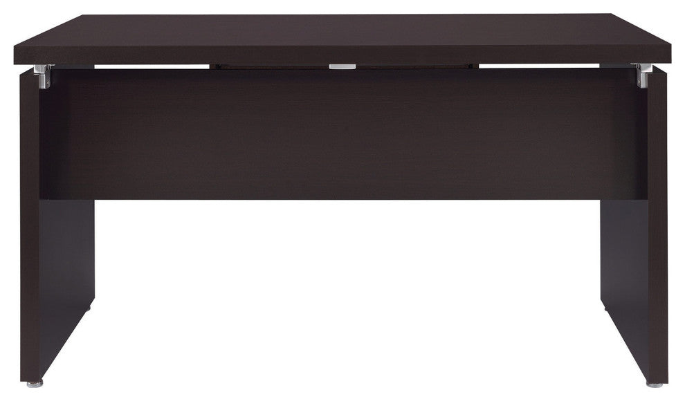 Computer Desk with Keyboard Drawer, Cappuccino