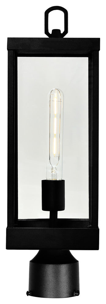 Windsor 1 Light Black Outdoor Lantern Head