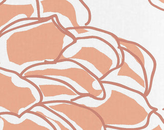18"x30" Olivia Floral Print Kitchen Towel, Orange