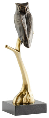 Nocturnal Sculpture, Aged Brz